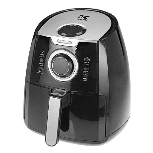 Kalorik Smart Air Fryer, FT 42139 BK, Healthy Cooking Dual Layer Rack, Black