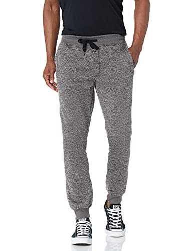 Southpole Men's Basic Marled Fleece Jogger Sweatpants