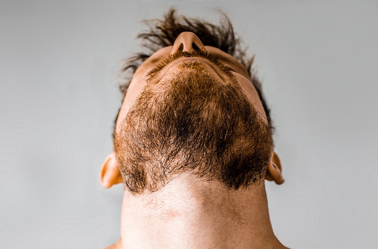 Man Showing Beard