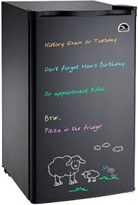 best college gifts review - Igloo FR326M-D-BLACK Erase Board Refrigerator