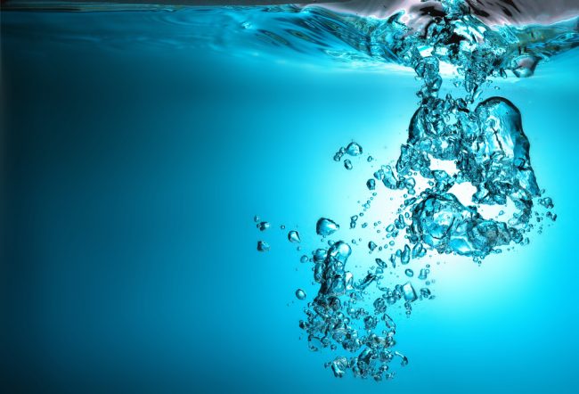 best water filter system review - water with bubbles