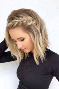 Braided Bangs
