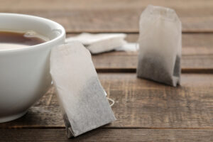 Caffeine: tea bag