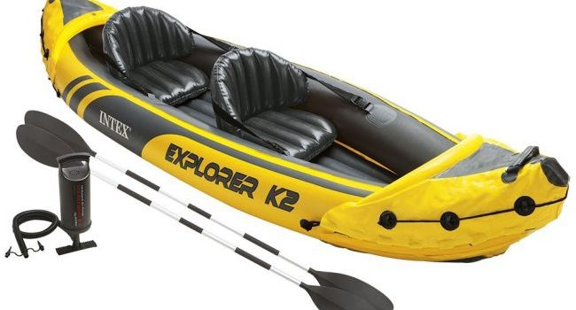 Intex Explorer K2 Kayak, 2-Person Inflatable Kayak Set