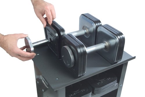 best adjustable dumbbells - Ironmaster 75 Lb. Quick-Lock Adjustable Dumbbell System With Stand