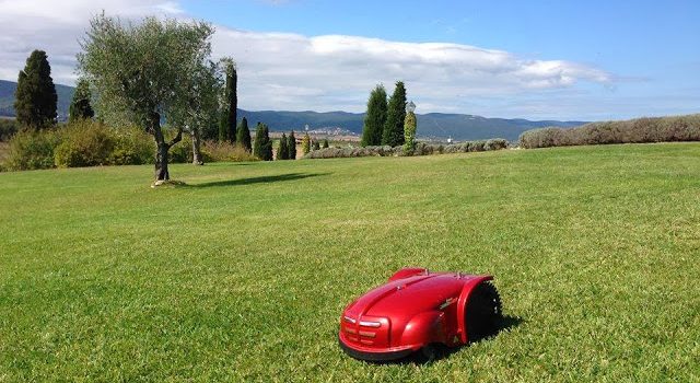 robotic lawn mower reviews - LawnBott LB300EL