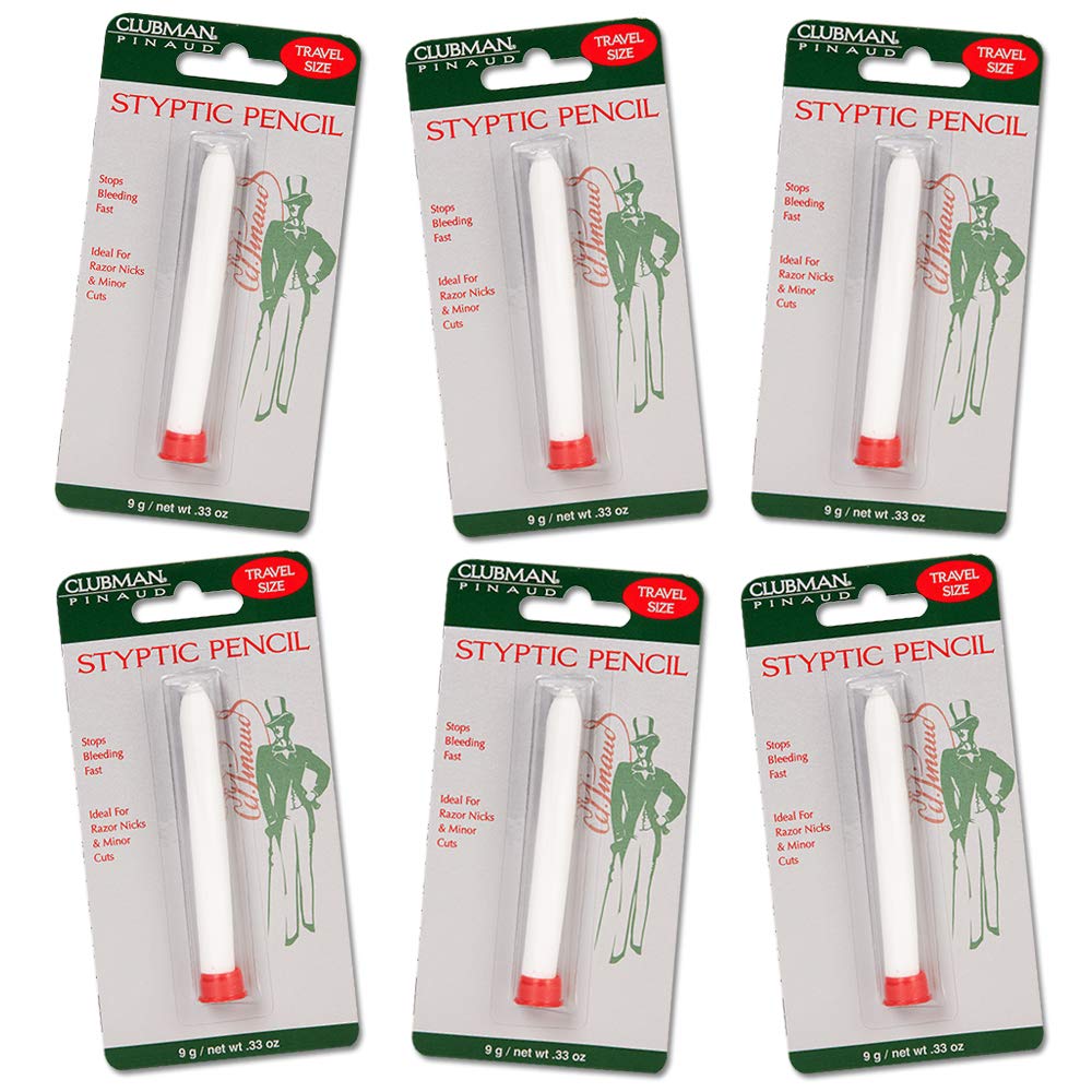 Pinaud Clubman styptic pencil for nick relief