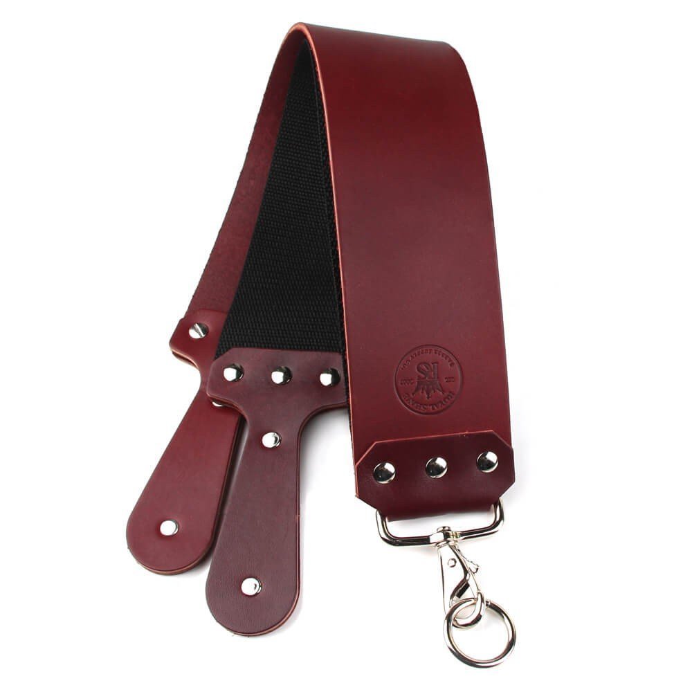 RoyalShave 3 inch Red Latigo Leather Strop