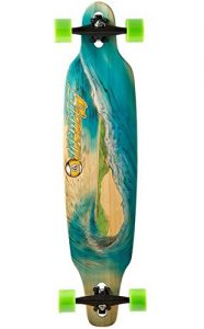 Best Longboard Review - Sector 9 Blue Wave Lookout Dropthrough Complete Longboard