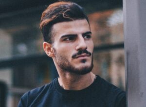 Soul Patch with a Mustache and Jawline Beard