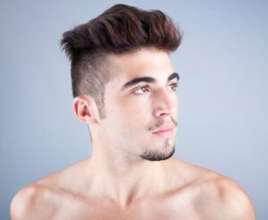 Voluminous Hair with Shaved Short Back and Sides