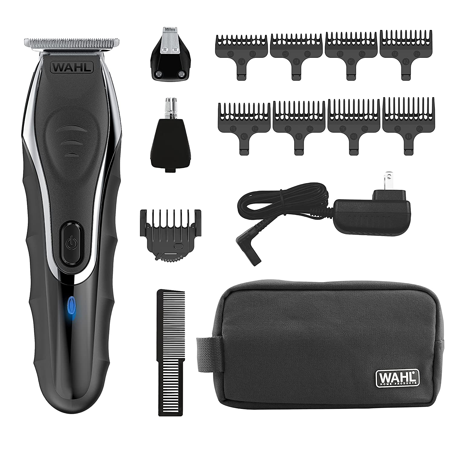 Wahl Aqua Blade Rechargeable Wet Dry Lithium Ion Deluxe Trimming Kit Model 9899 100