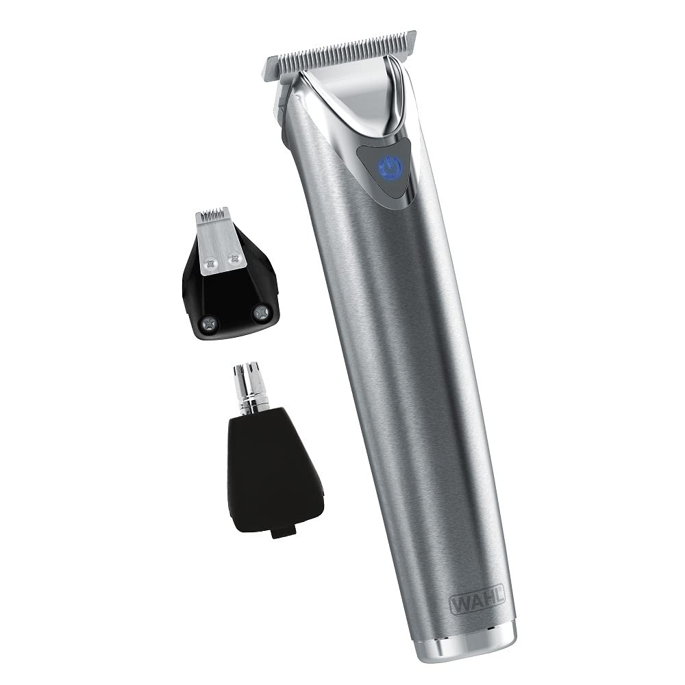 Wahl Stainless Steel Lithium Ion Cordless Beard Trimmer for Men Model 9818A