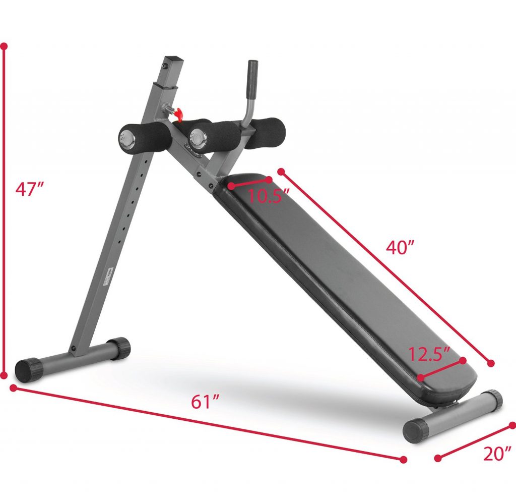 XMark 12 Position Adjustable Decline Ab Bench XM 4416