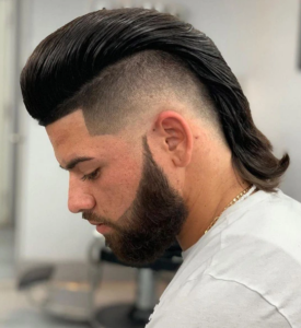 Pompadour Sleek Mohawk Mullet