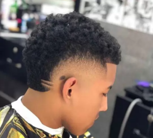 Sponge-curl Mullet